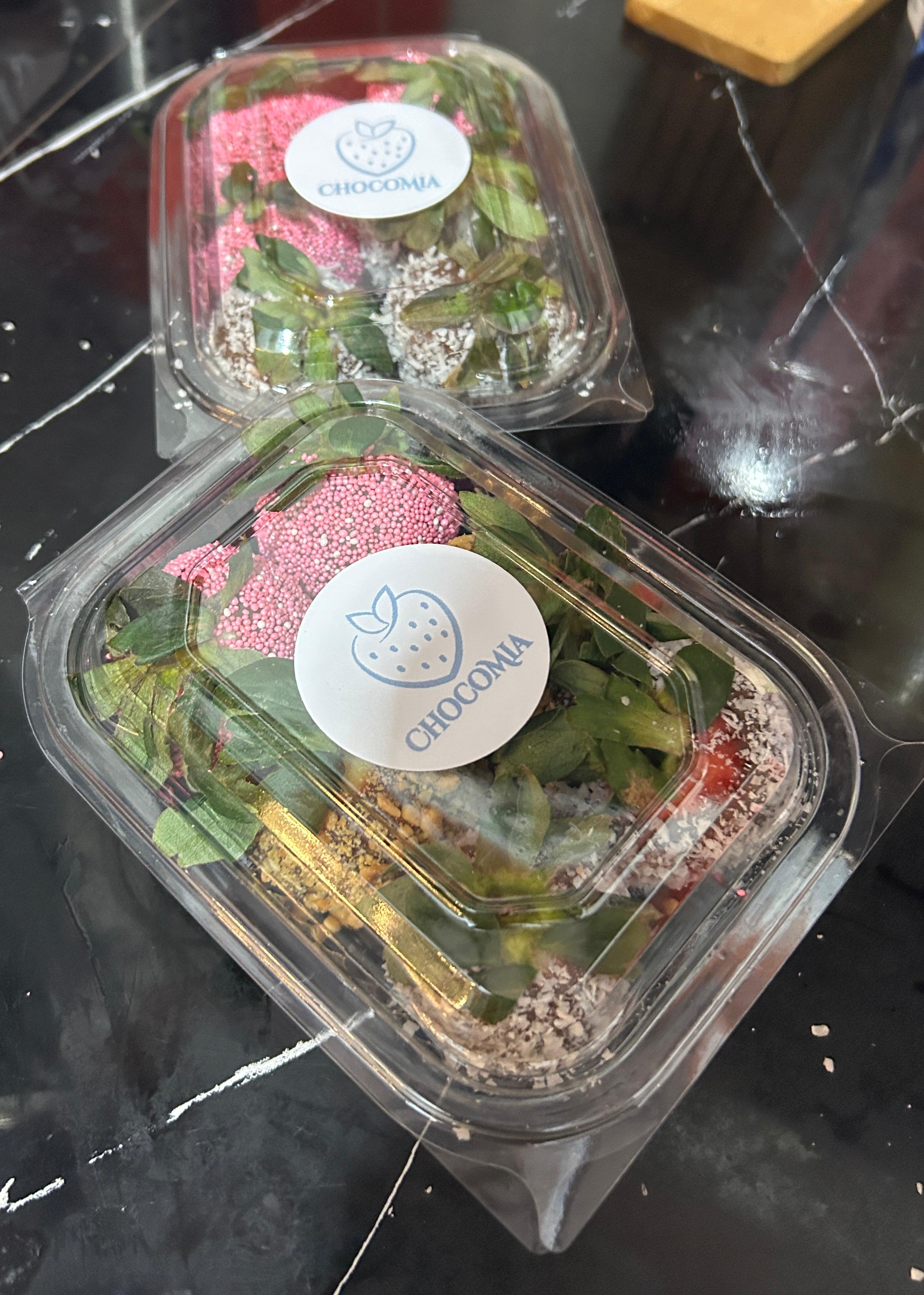 1/2 doc de fresas con chocolate