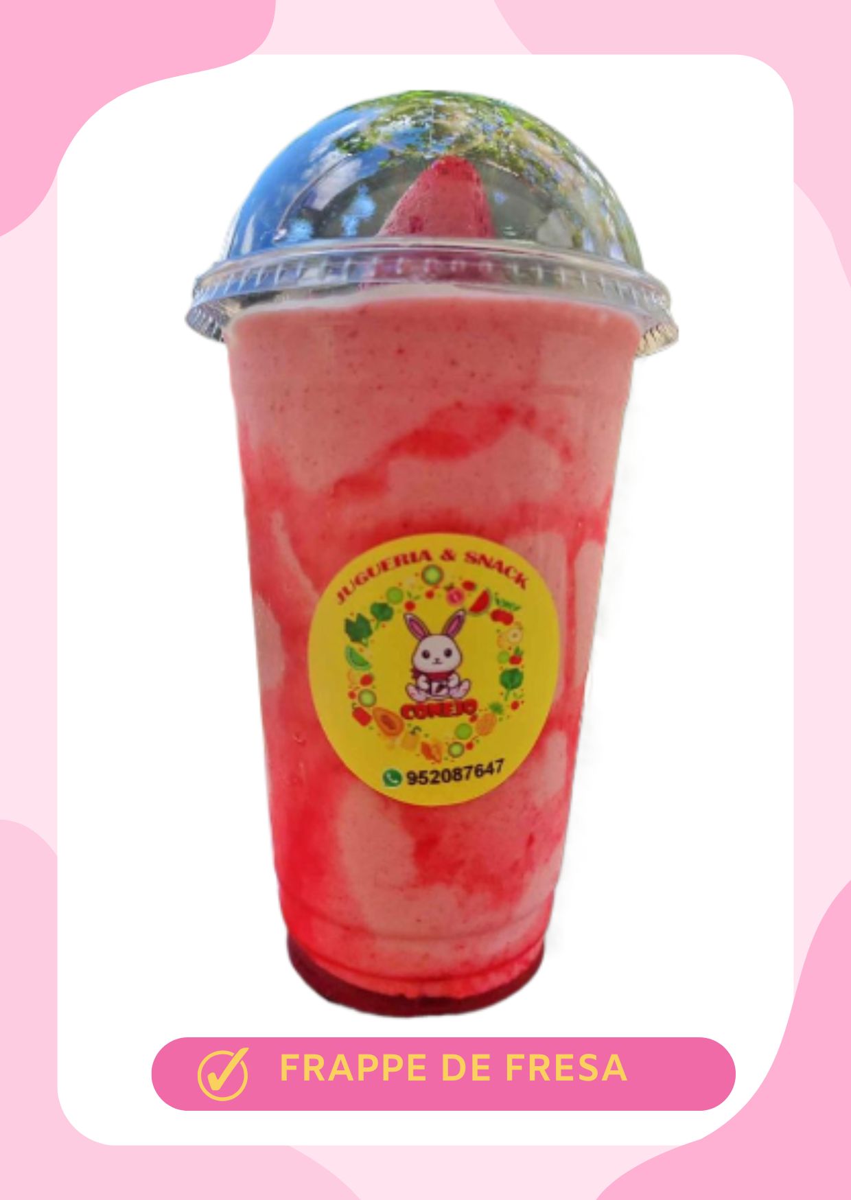 Frappe de Fresa
