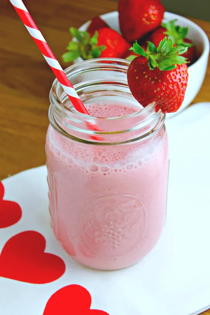 Batido de fresa