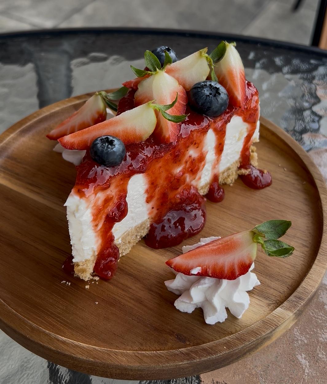 Cheesecake de frutos rojos