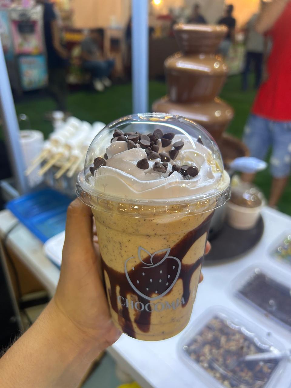 Frappe de chocolúcuma