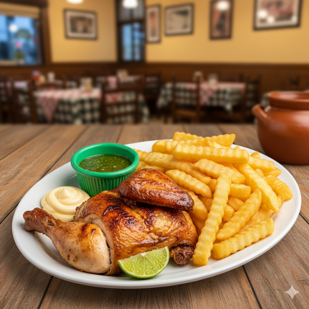 1/2 Pollo a la brasa