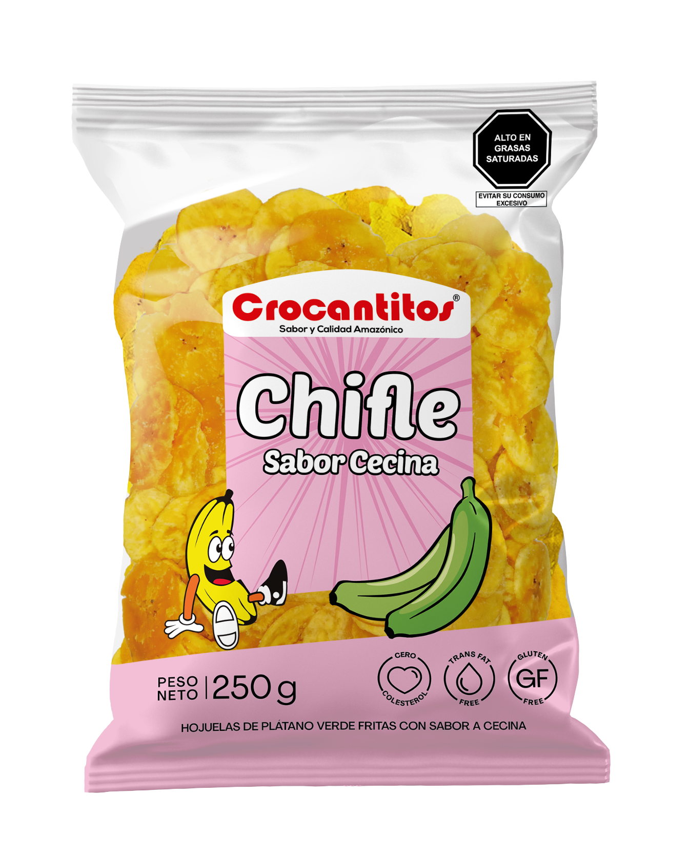 CROCANTITO CHIFLE SABOR CECINA 250 GR