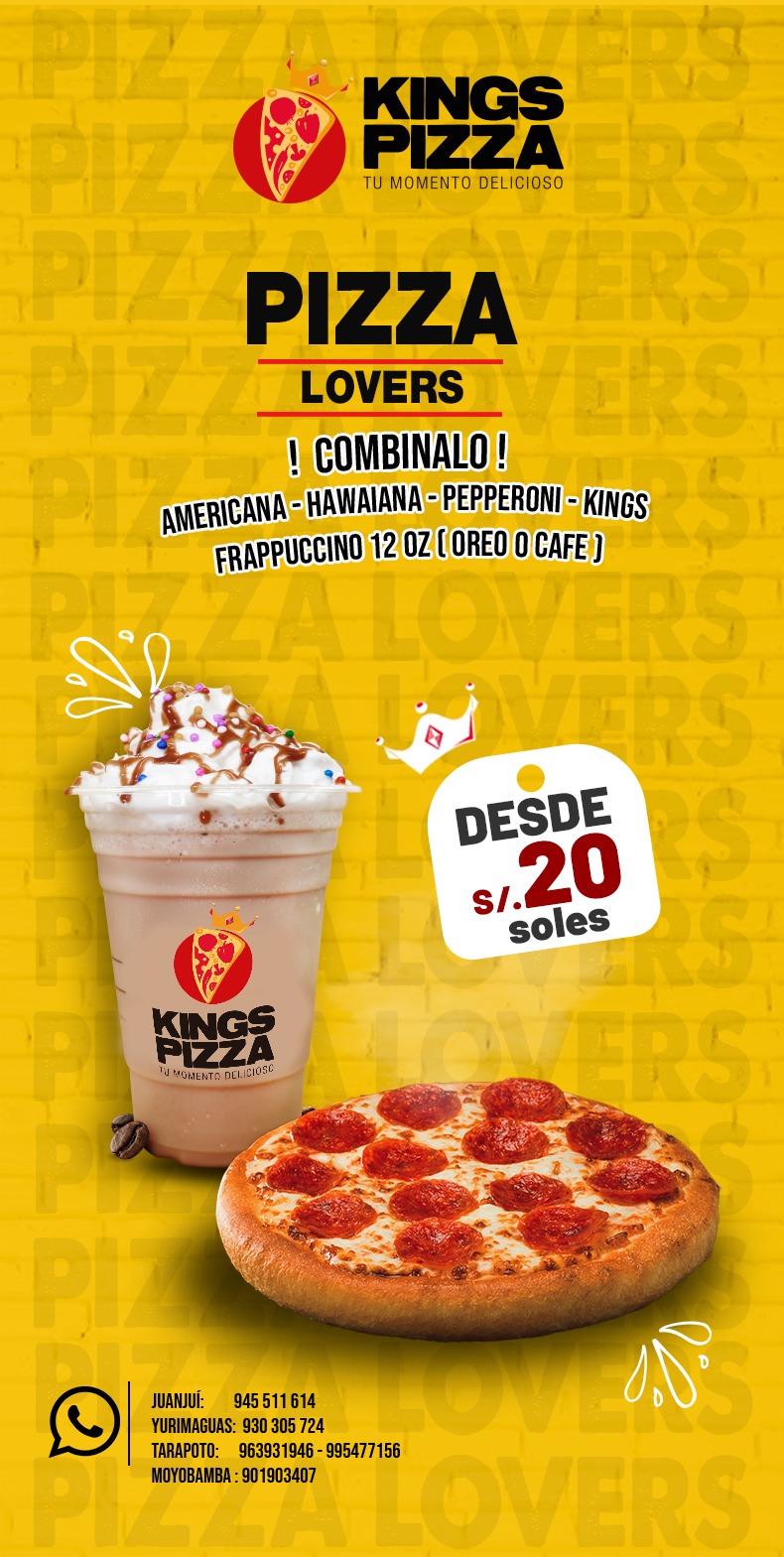 PROMOCION PIZZA LOVER