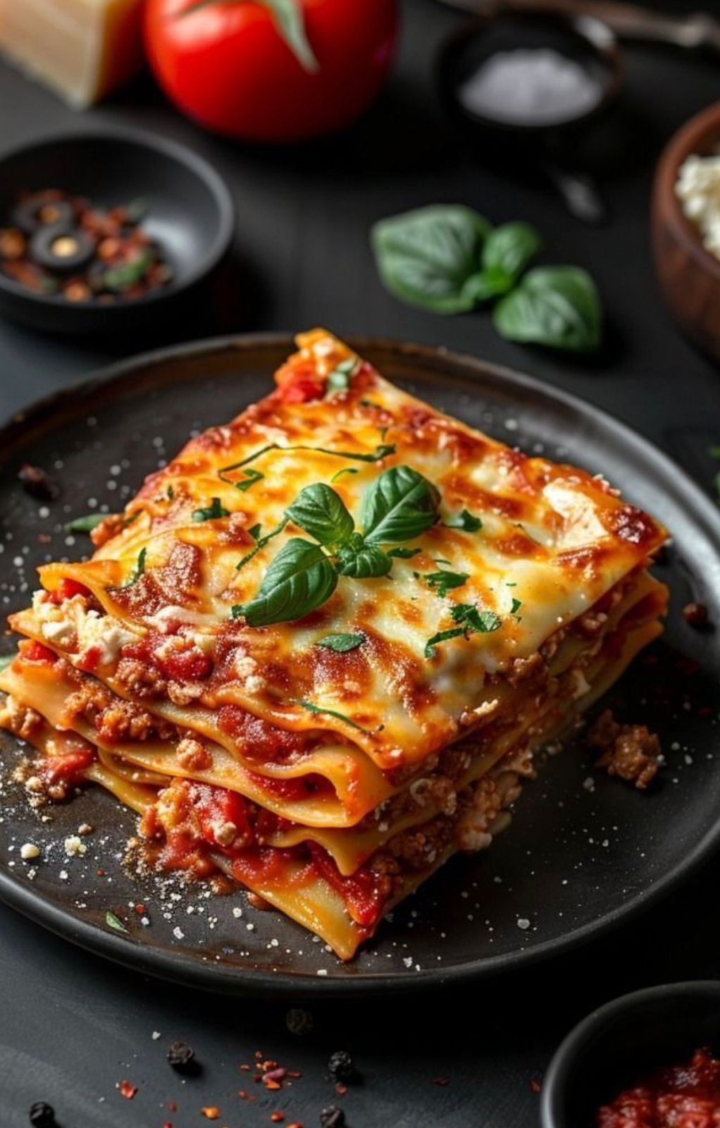 Lasagna de carne 