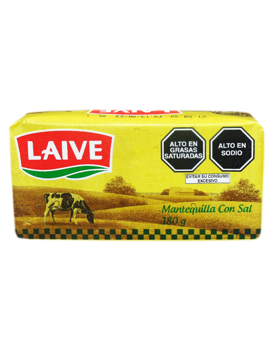 MANTEQUILLA LAIVE CON SAL BARRA 90G