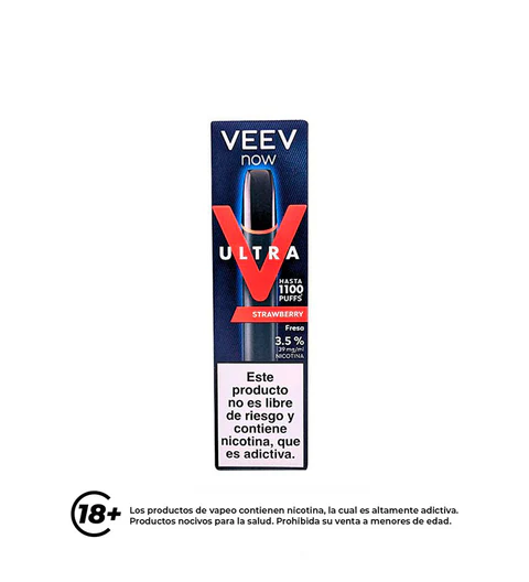 VEEV NOW ULTRA STRAWBERRY 3.5% 2ML - 1100 PUFFS