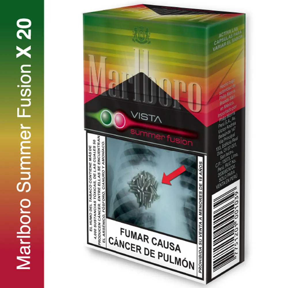 MARLBORO SUMMER FUSION MNT 100 BOX 20