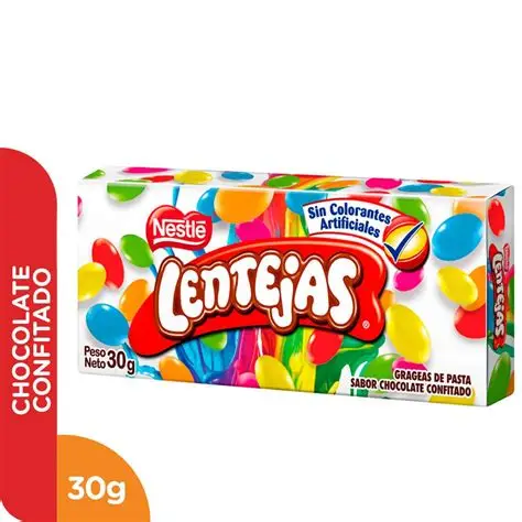 CHOCOLATE LENTEJAS CAJITA 30G