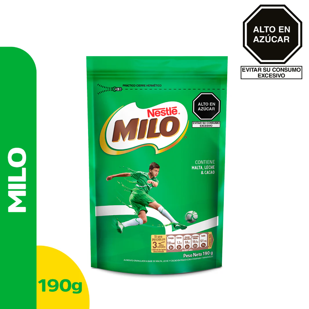 MILO NESTLE PLASTICO 190G