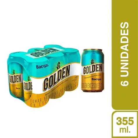 CERVEZA GOLDEN 355ML/1X6 LATA