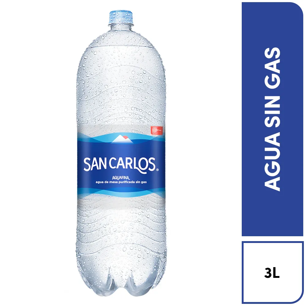 AGUA SAN CARLOS SIN/GAS 3L