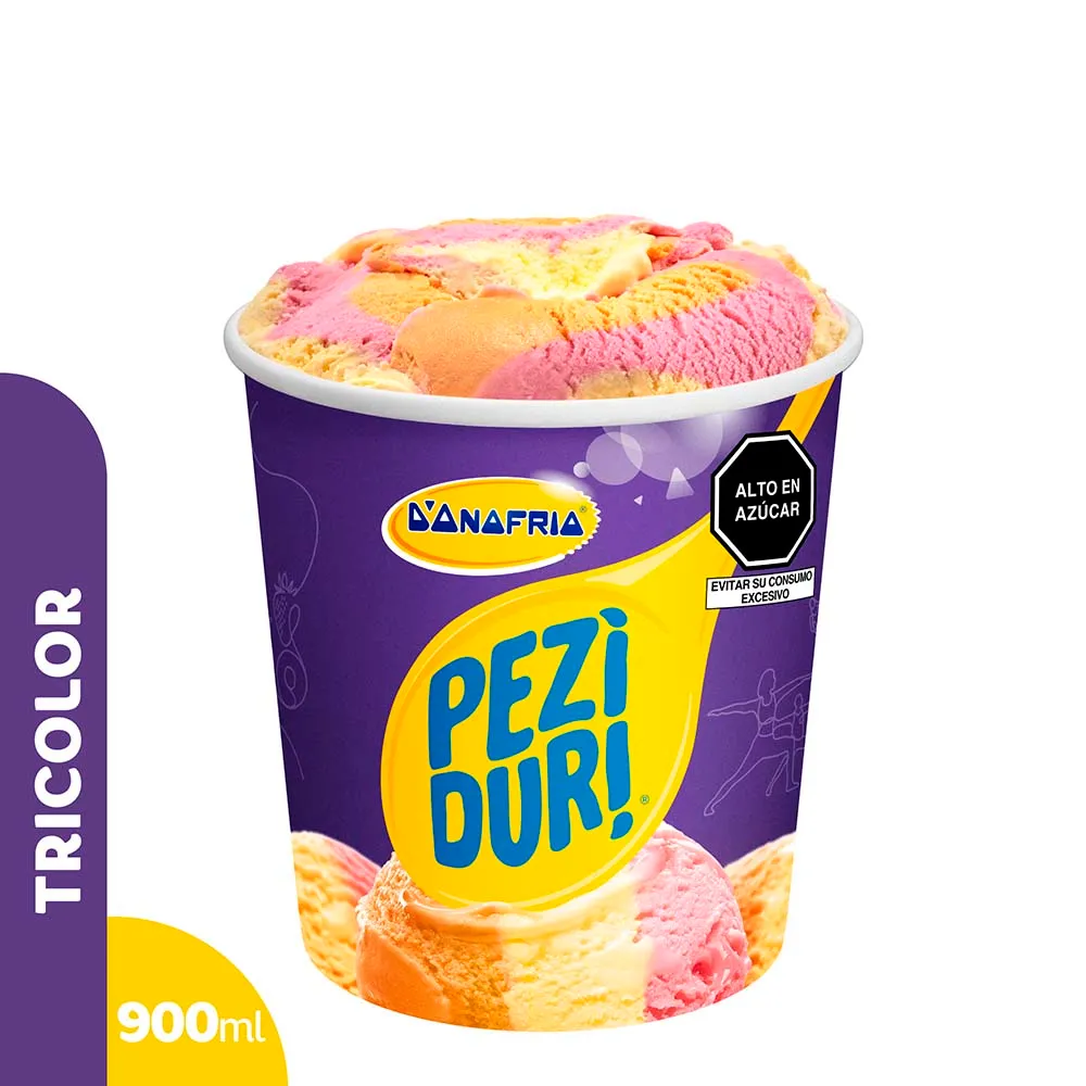 PEZIDURI HELADO TRICOLOR 900ML