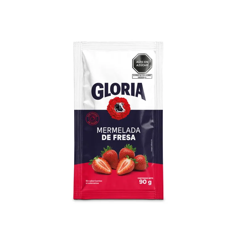 MERMELADA DE FRESA GLORIA 90G