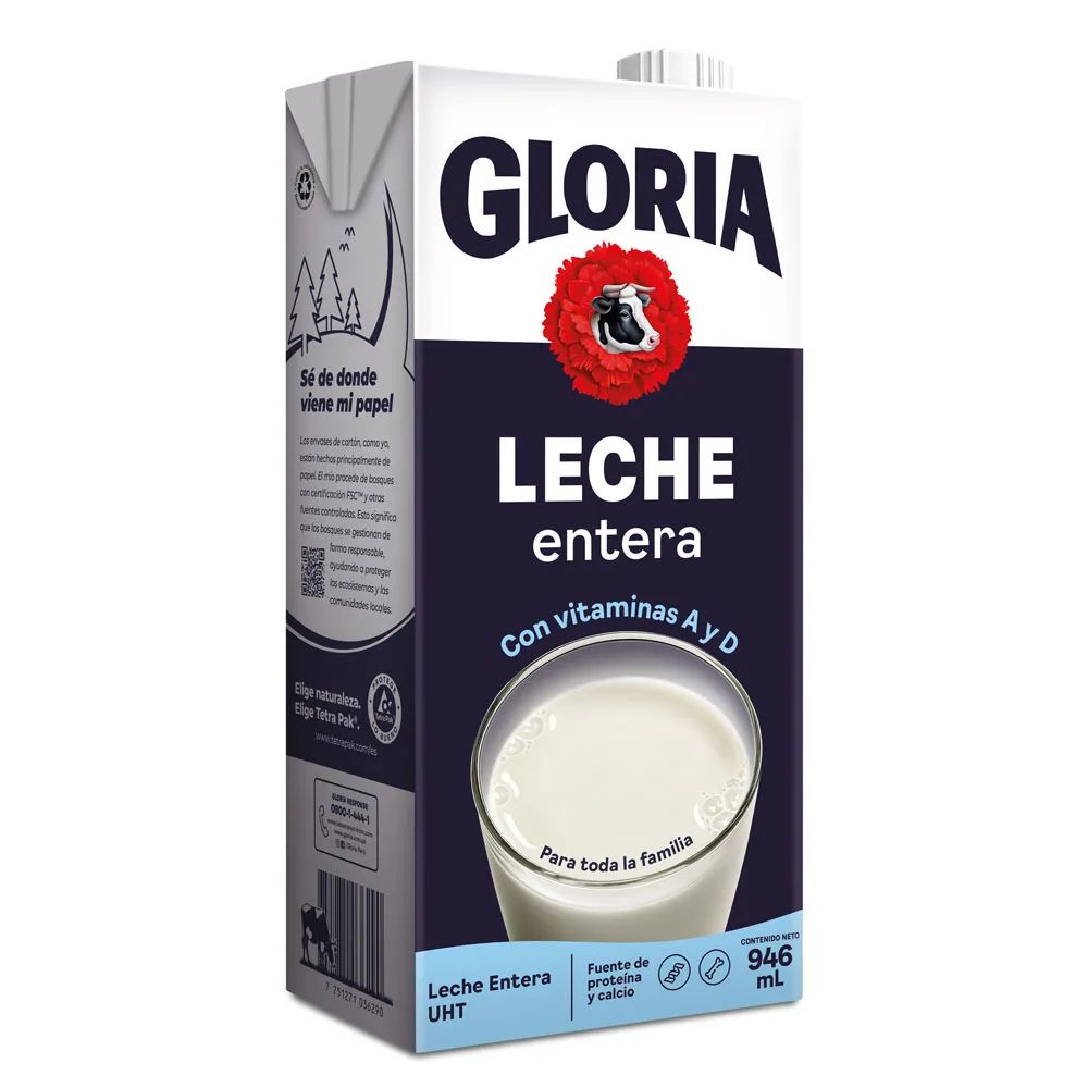 LECHE GLORIA ENTERA 946ML