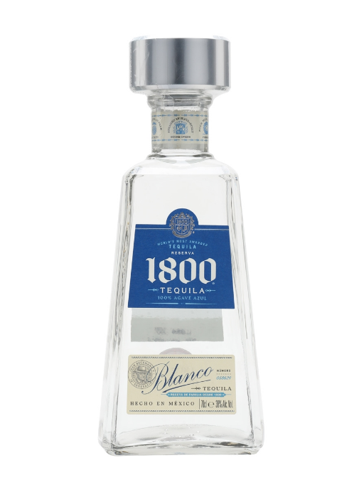 TEQUILA BLANCO 1800  SILVER (AGAVE AZUL) 750ML