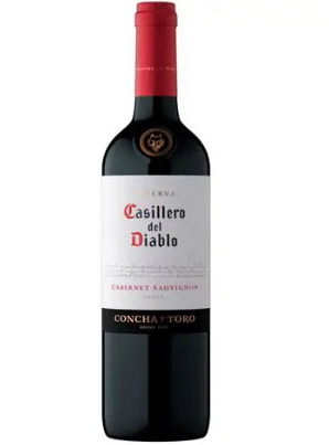 VINO CASILLERO DEL DIABLO CABERNET SAUVIGNON  750ML