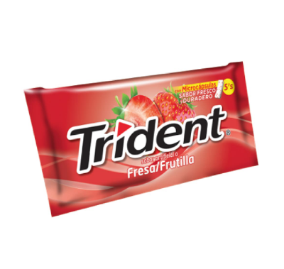 TRIDENT SABOR FRESA 8.5G