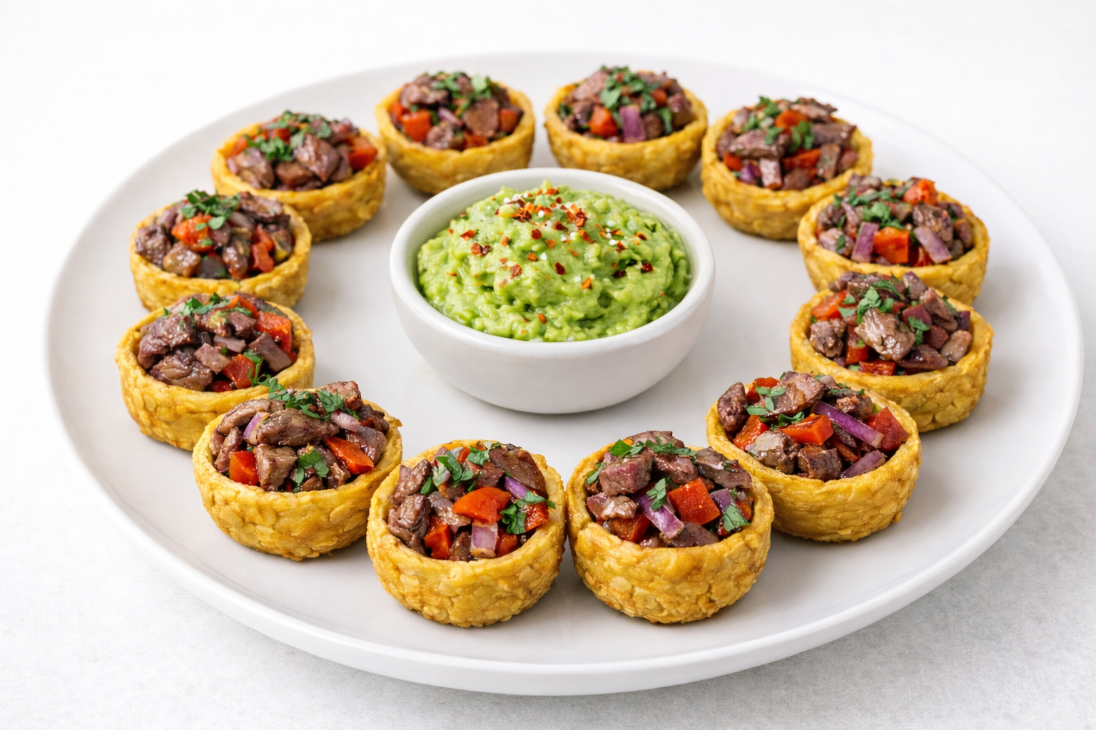 Canastitas de Lomito saltado