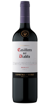 VINO CASILLERO DEL DIABLO MERLOT 750ML