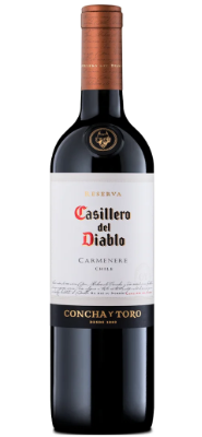 VINO CASILLERO DEL DIABLO CARMENERE 750ML