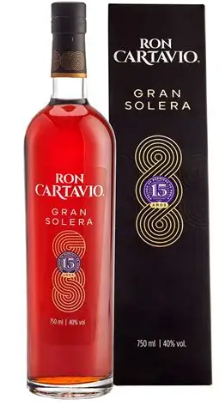 RON CARTAVIO GRAN SOLERA 15 AÑOS 750ML