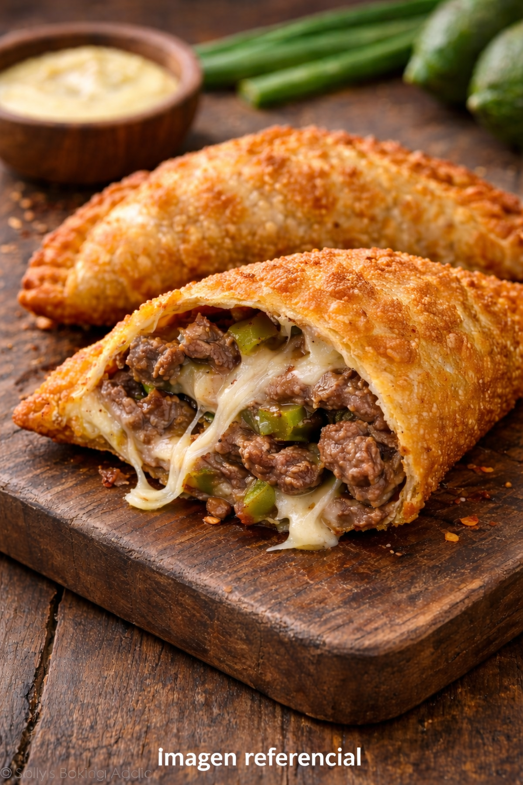 Empanada cheese steak