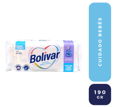JABON BOLIVAR CUIDADO BEBES 190GR