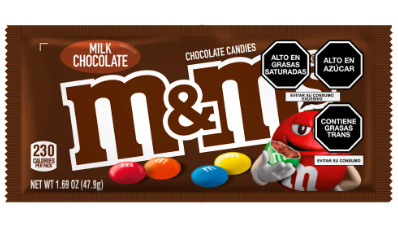 M&amp;M´S MILK CHOCOLATE 47.9G