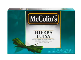 TE MCCOLINS HIERBA LUISA 25G