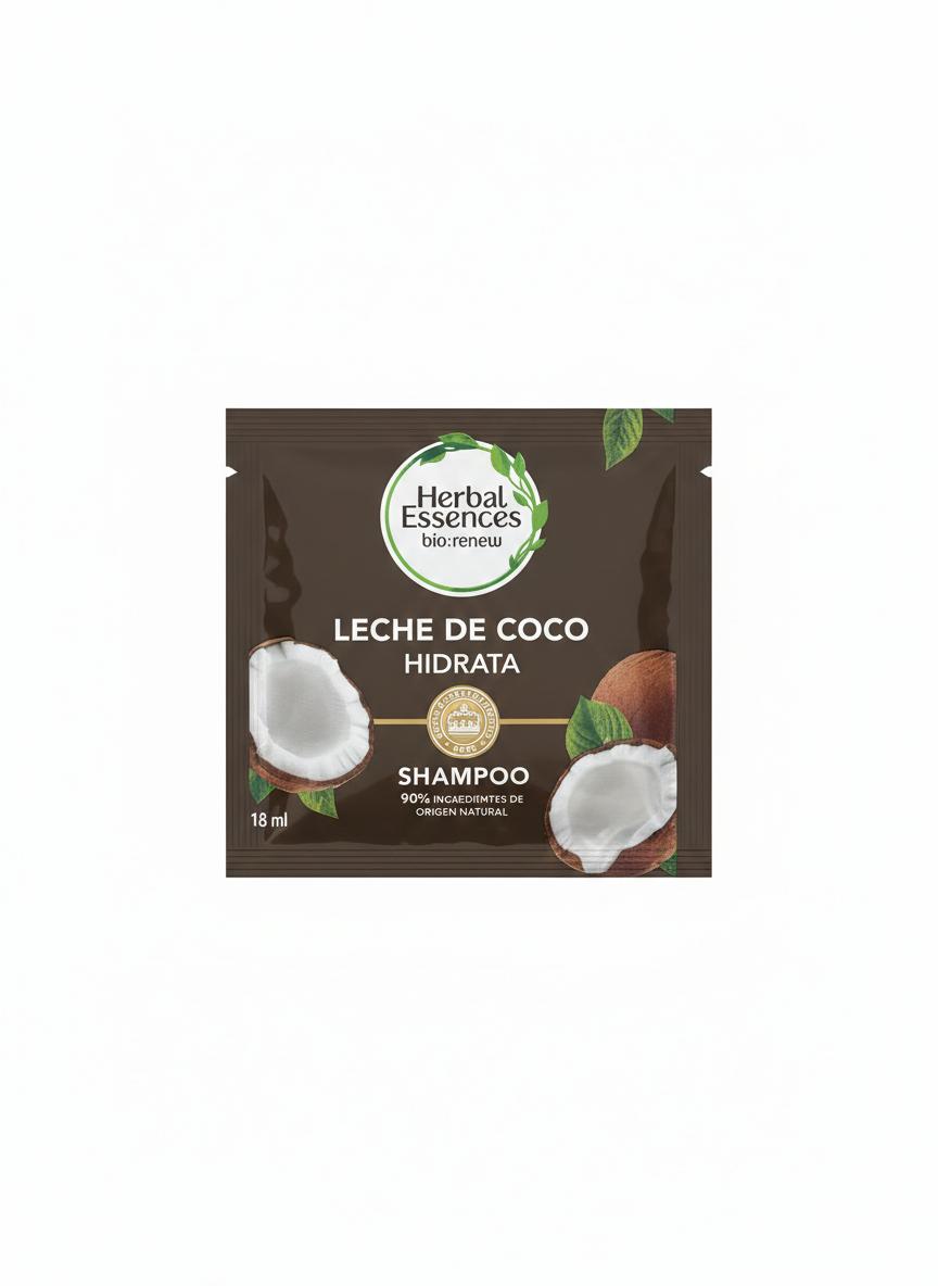SHAMPOO HERBAL ESSENCES LECHE DE COCO 18ML