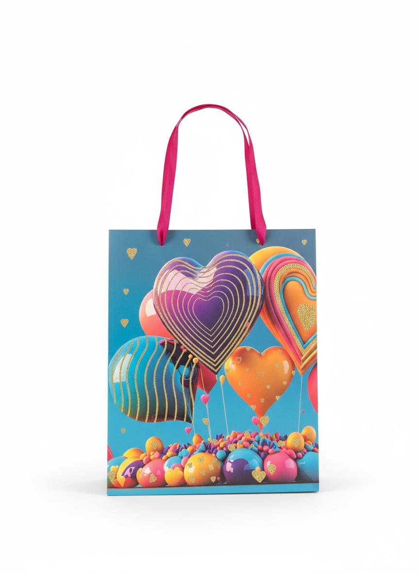 BOLSA DE REGALO ALTO RELIEVE ESCARCHADO