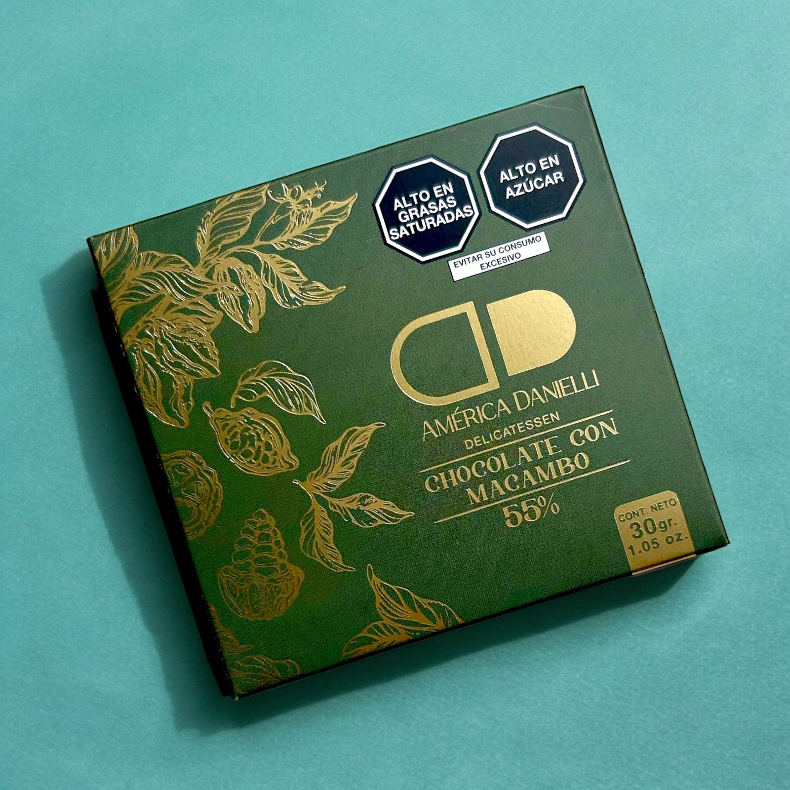 CHOCOLATE CON MACAMBO CACAO AL 55%