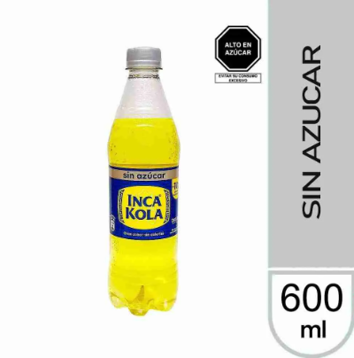 INCA KOLA SIN AZUCAR 600ML