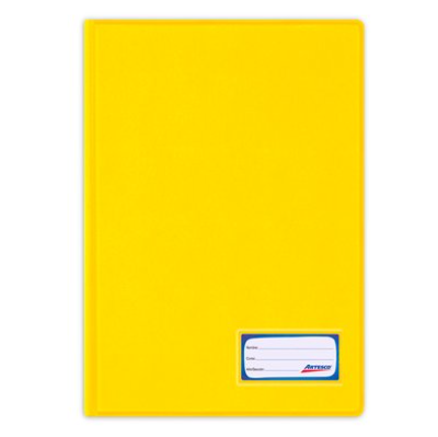 FOLDER DOBLE TAPA AMARILLO ARTESCO