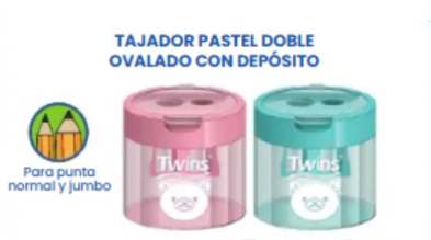 TAJADOR DOBLE DEPOSITO TWINS