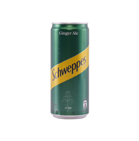 LOCURA 4 SCHWEPPES GINGER ALE LATA
