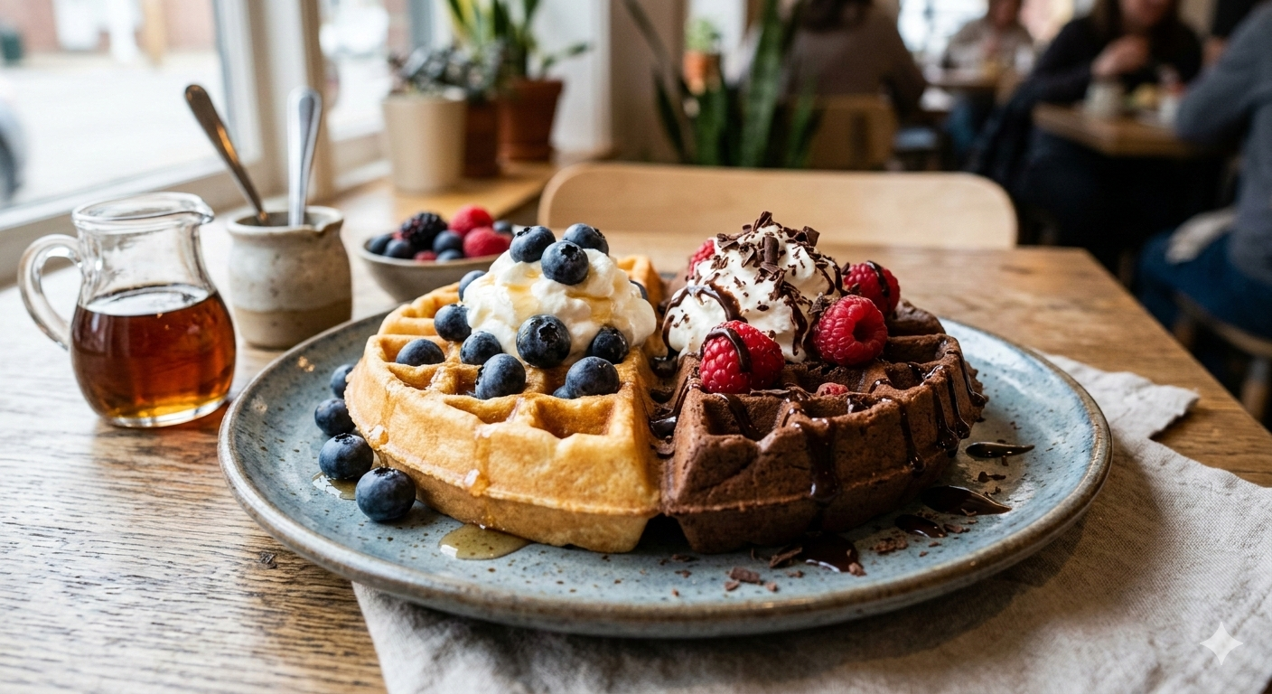 Waffle Choco Vainilla 
