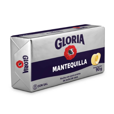 GLORIA MANTEQUILLA 90G BARRA