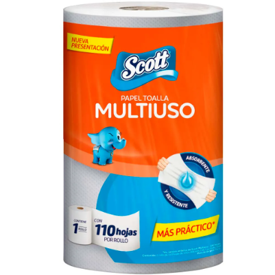 PAPEL TOALLA SCOTT MULTIUSO 110H