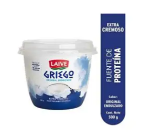YOGURT LAIVE GRIEGO ORIGINAL ENDULZADO 500G
