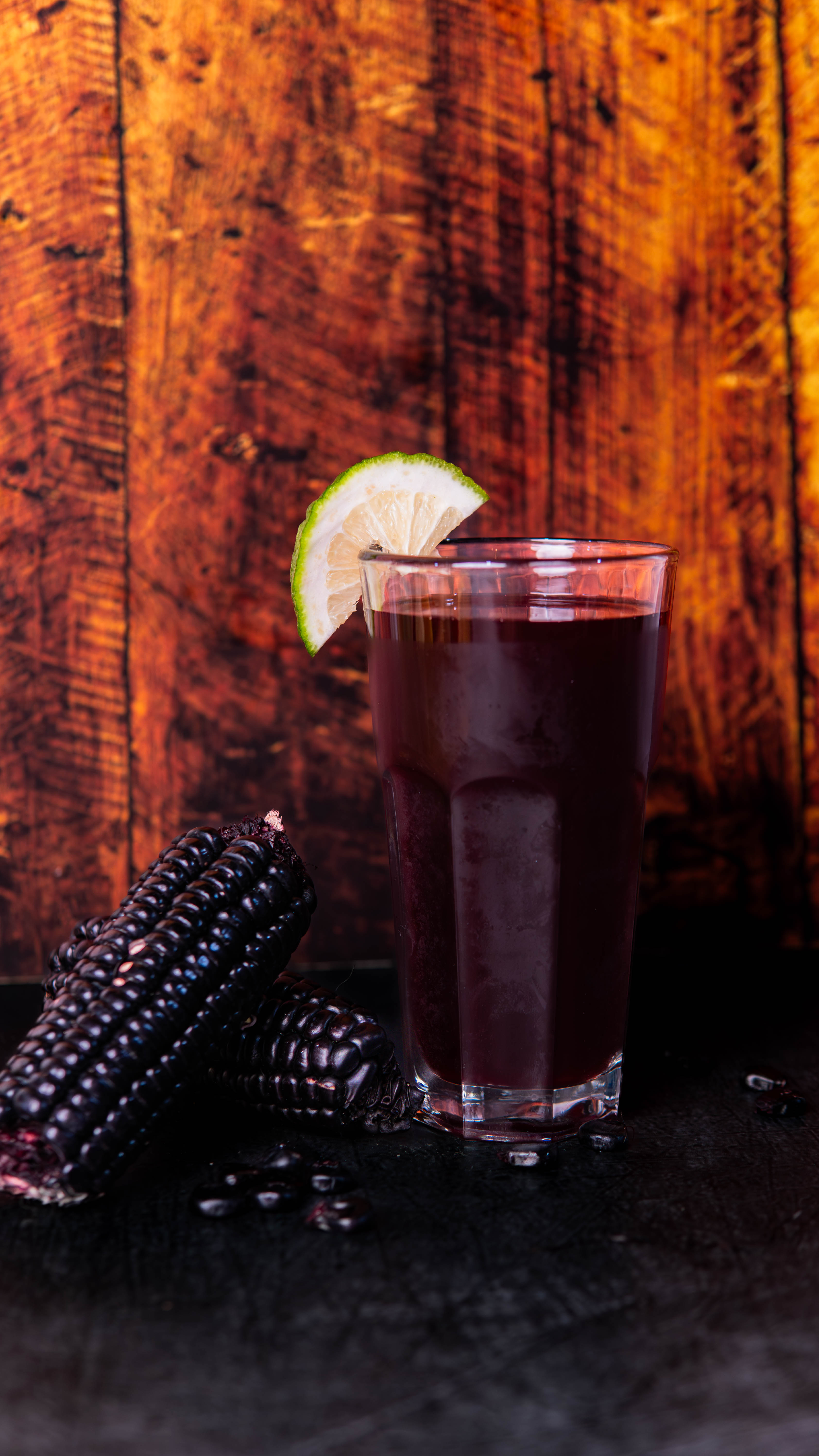 Vaso de refresco (Chicha morada)