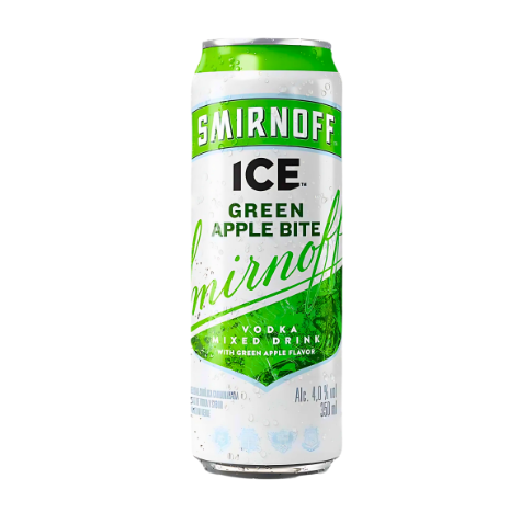 SMIRNOFF ICE GREEN APPLE BITE 350ML LATA