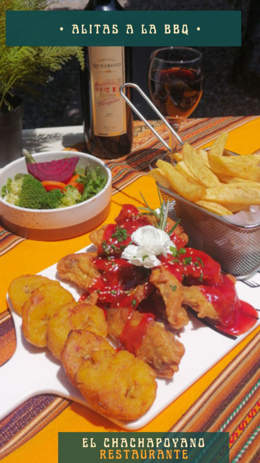 Alitas bbq | Acevichadas | Maracuya 