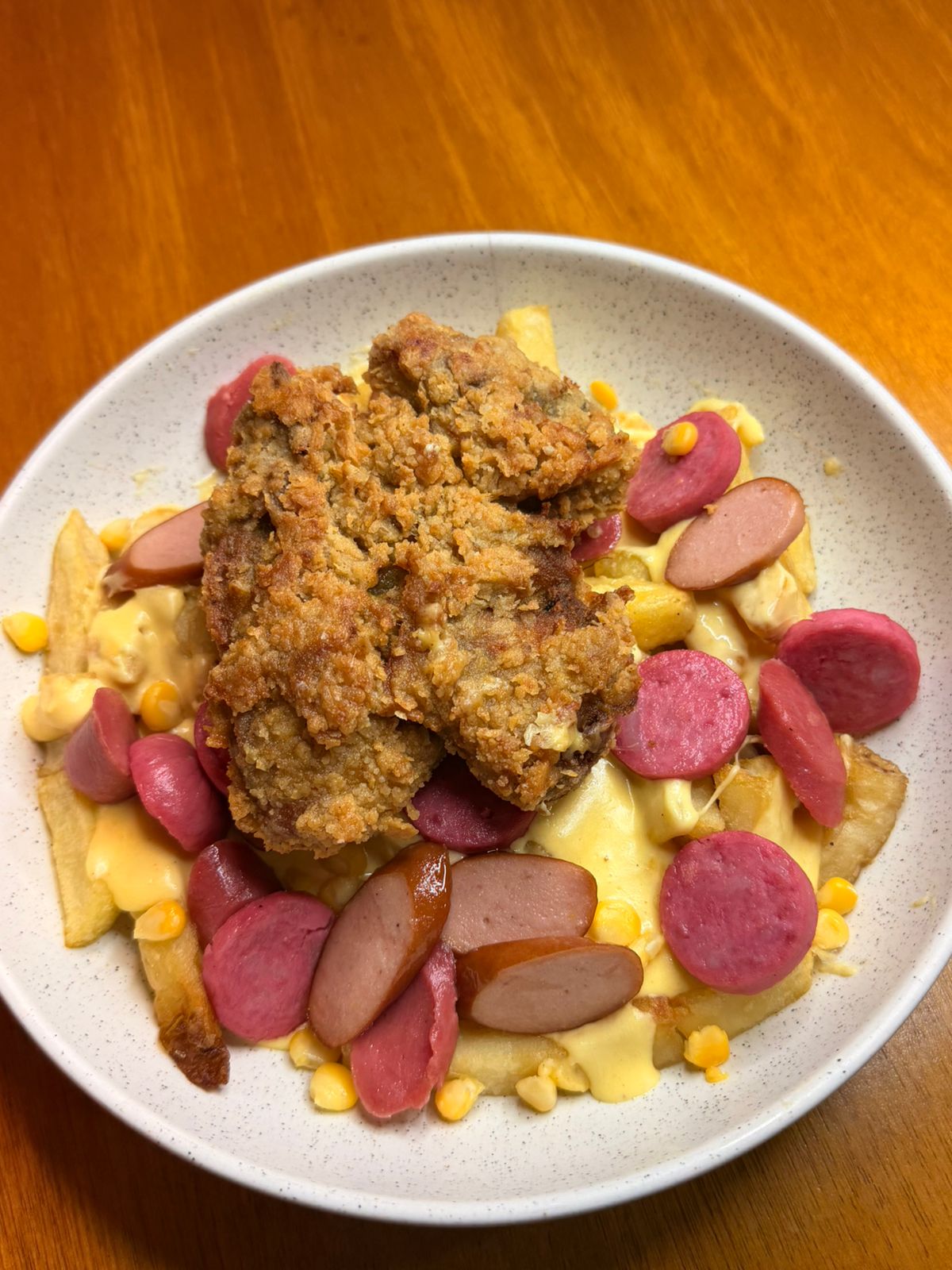 Salchipapa Especial Cheese