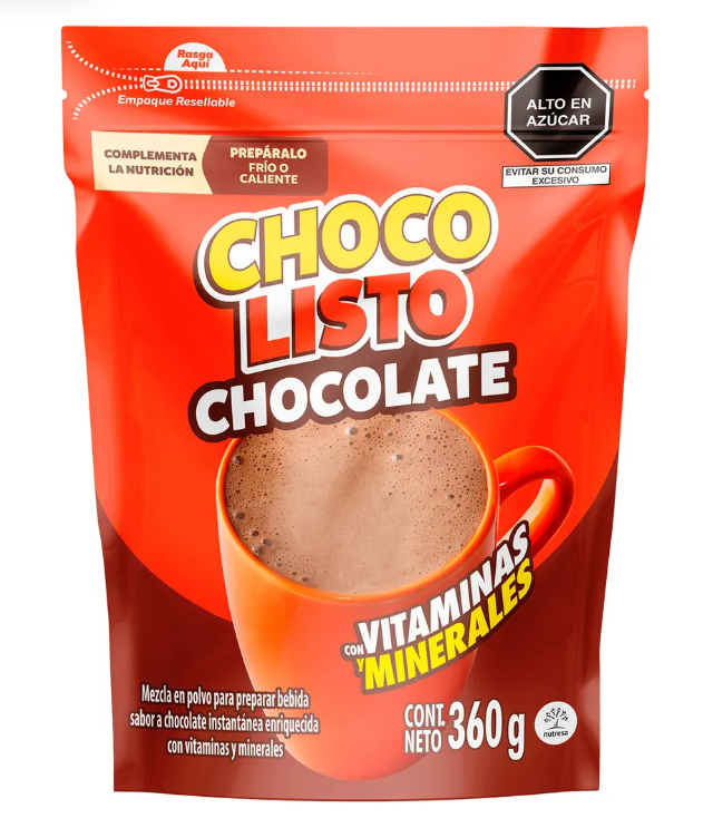 CHOCO LISTO DOYPACK 360G