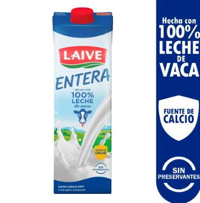 LECHE UHT LAIVE ENTERA EN CAJA 946ML