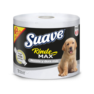 PAPEL H. SUAVE RINDE MAX 40MT (1UND)