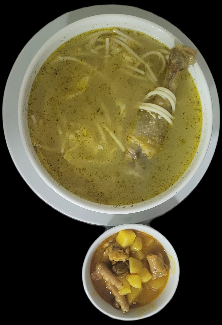 CALDO DE GALLINA CRIOLLA