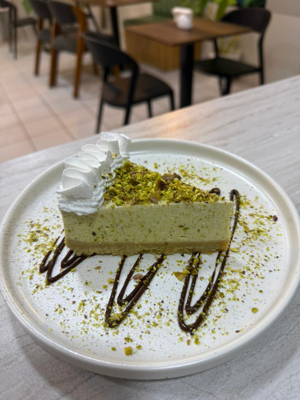 CHEESECAKE DE PISTACHO
